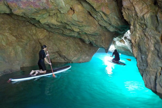 SUP Adventure in Algarve's secret Ingrina Caves with Photos Included - FAQ