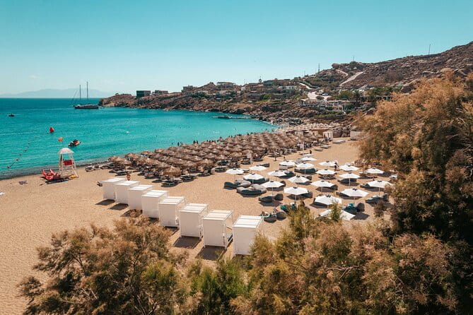 Super Paradise Beach Mykonos Seaside Sunbed (5th & 6th row) - A Detailed Look at the Experience