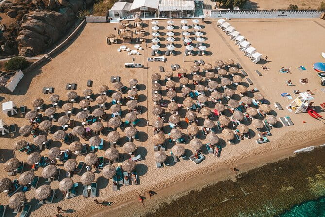Super Paradise Beach Mykonos Seaside Sunbed (5th & 6th row) - FAQ