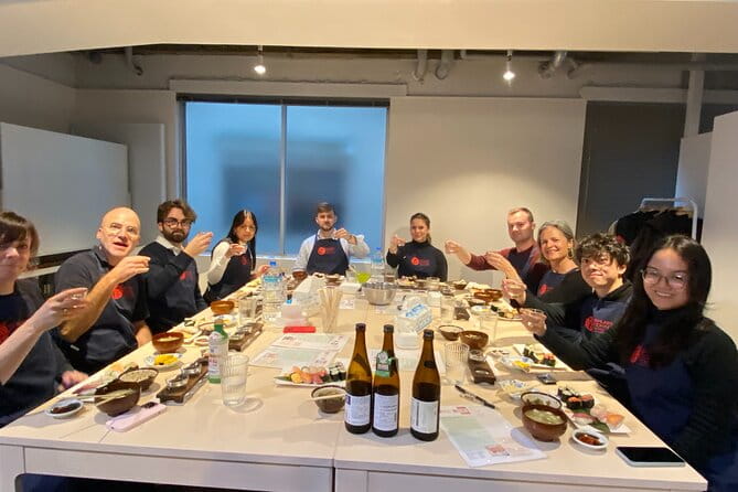 Sushi Making and Sake Tasting Experience - Menu Details