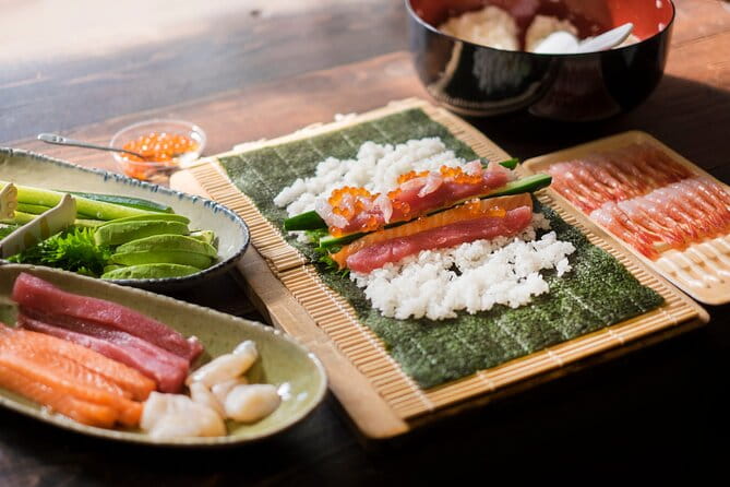 Sushi Roll and Side Dish Cooking Experience in Tokyo - Whats Included in Your Booking