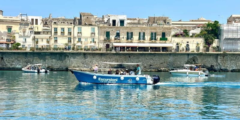 Syracuse: Ortigia Island and Sea Caves Boat Tour with Drinks - The Food and Drink Experience