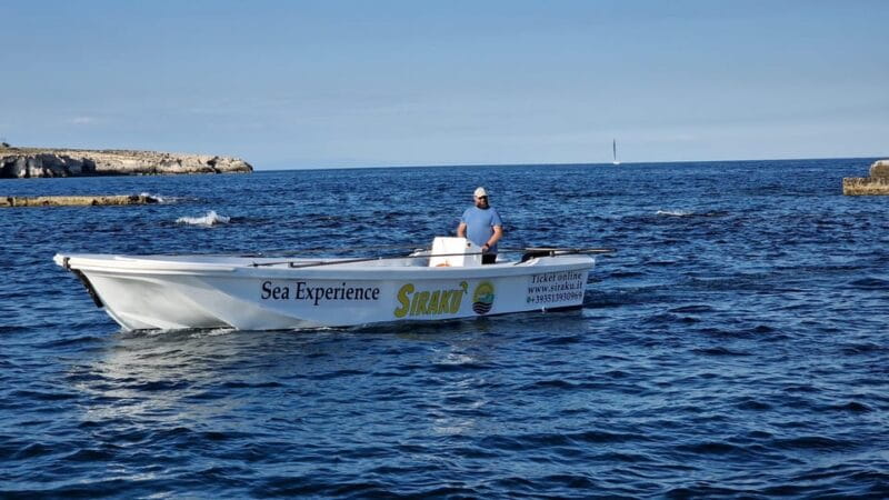 Syracuse: Picnic boat tour of Pillirina, Ortigia & sea caves - The Guides: Making the Trip Special