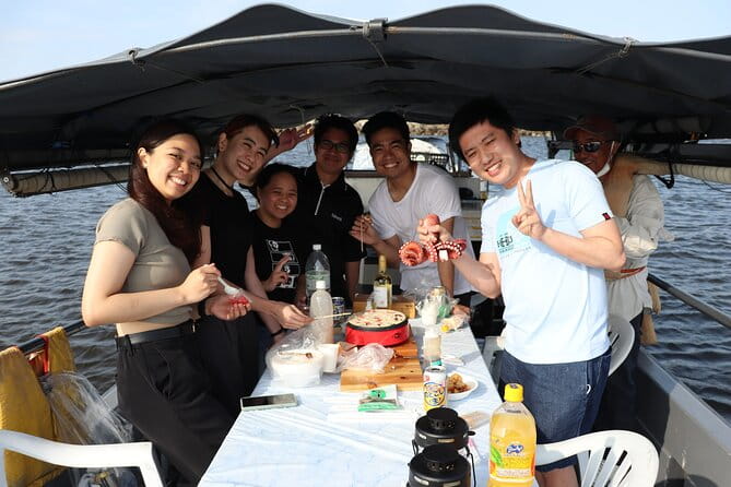 Takoyaki Cooking Experience in Osaka Bay by Cruise - Ingredients and Tools Provided