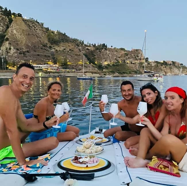 Taormina: Dolphin Search with Sunset Aperitif in Group Boat - Key Points / Takeaways