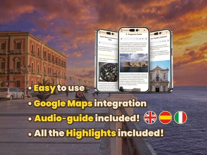 Taranto: Digital guide made with a Local for your tour - Discovering Taranto on Your Own Terms