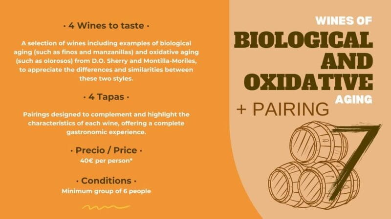 Tasting: "Biological and Oxidative Aging Wines" + Pairing - Key points / Takeaways