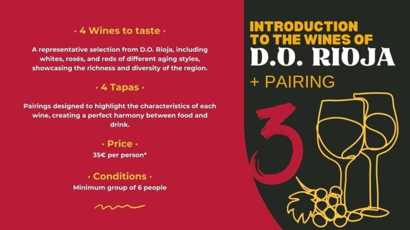 Tasting: "Introduction to Wines of D.O. Rioja" + Pairing - The Charm of a Rioja Wine Tasting: What You Can Expect