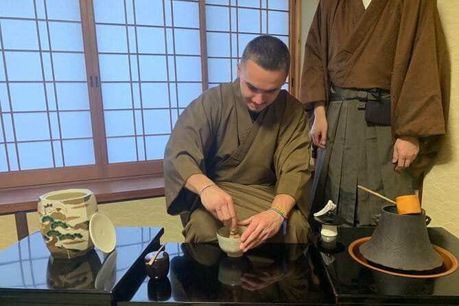 Tea Ceremony in 100 Years Old Townhouse With Tables and Chairs - Key Points