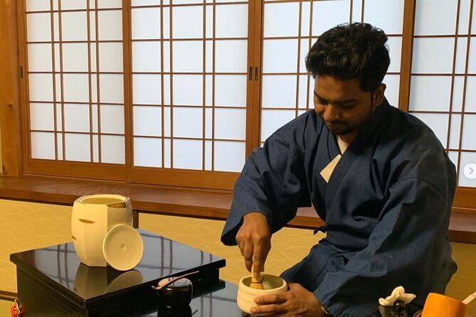 Tea Ceremony in 100 Years Old Townhouse With Tables and Chairs - Seasonal Japanese Sweets and Snacks