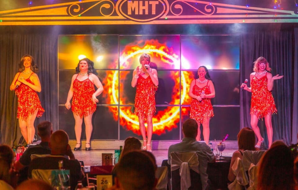 Tenerife: Music Hall Tavern Comedy Drag Show Ticket & Dinner - Key Points