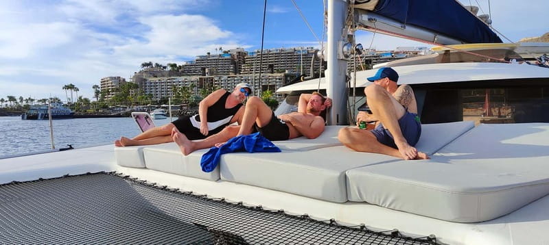 Tenerife: PRIVATE Catamaran cruise with Lunch and Drinks - Starting Point at San Miguel Marina