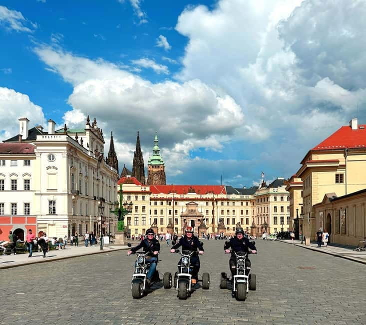The Best  Trike Prague city tour live guided in English - Key points / Takeaways