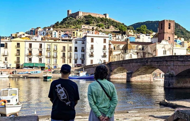 The colors of Bosa: photowalk with tasting and sunset - Sunset at Ponte Vecchio and Tastings