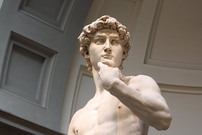 The David from Michelangelo. - Discovering the Unfinished Masterpieces