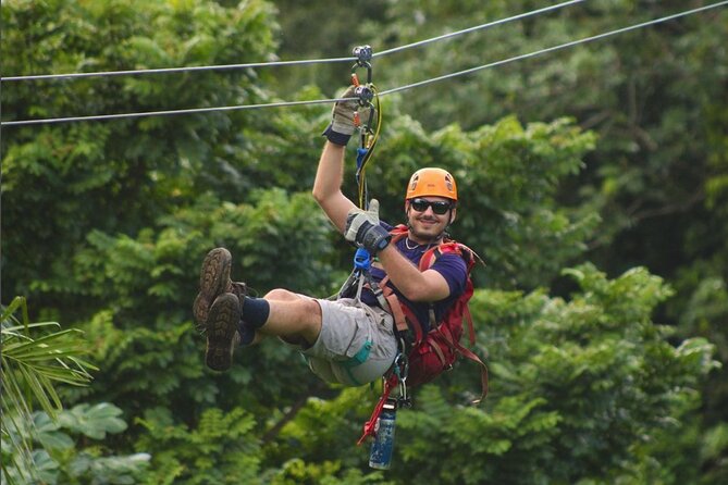 The Ziplining at El Yunque in Puerto Rico - Included in the Ziplining Package