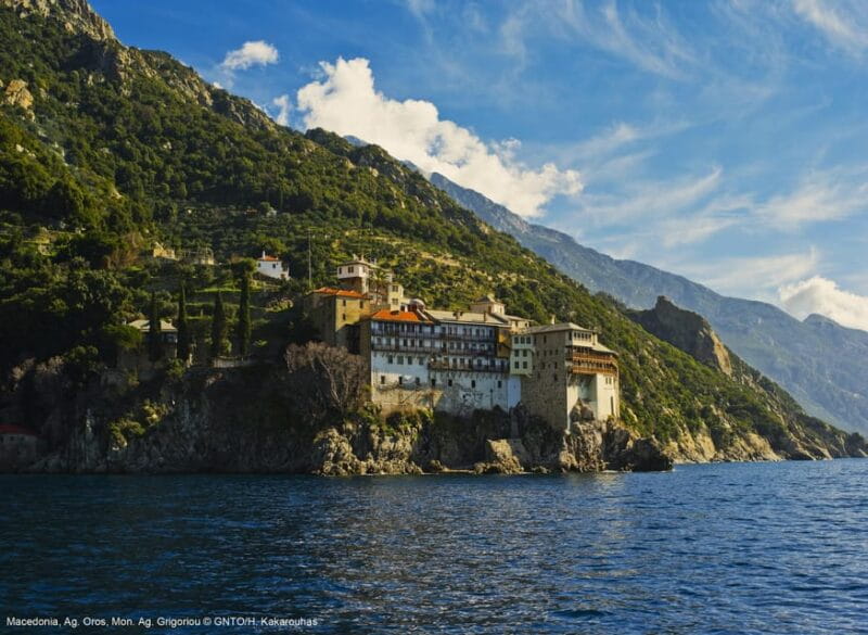 Thessaloniki: Panoramic Mount Athos and beach day cruise - Key Points / Takeaways