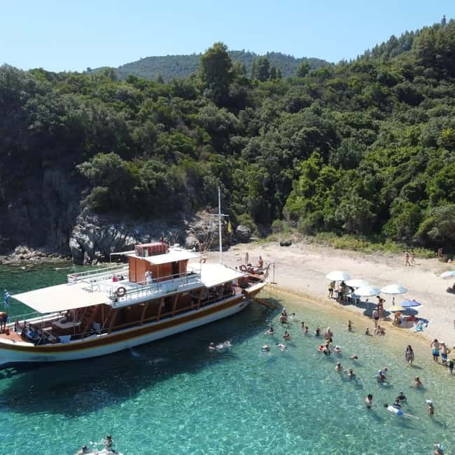 Thessaloniki: Sarti Cruise with 3 Swim Stops and Lunch - Key points / Takeaways