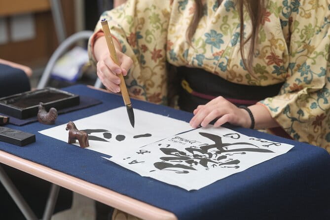 Tokyo Calligraphy Experience Japanese Treats With Green Tea - Accessibility and Transportation