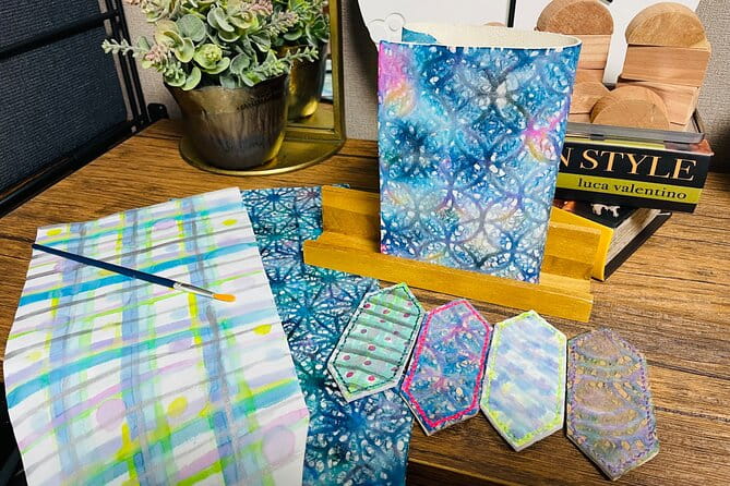 Tokyo Original Book Cover, Bookmark and Penholder Workshop - Materials and Techniques