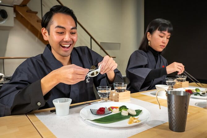 Tokyo Sake Tasting and Caviar and Snacks Pairing Experience - Inclusions