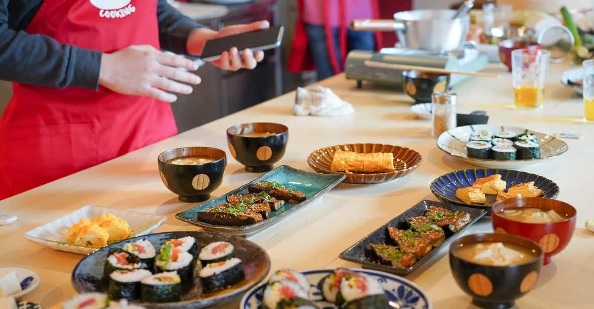 Tokyo: Sushi Cooking Class With Sake Tasting - Booking and Pricing