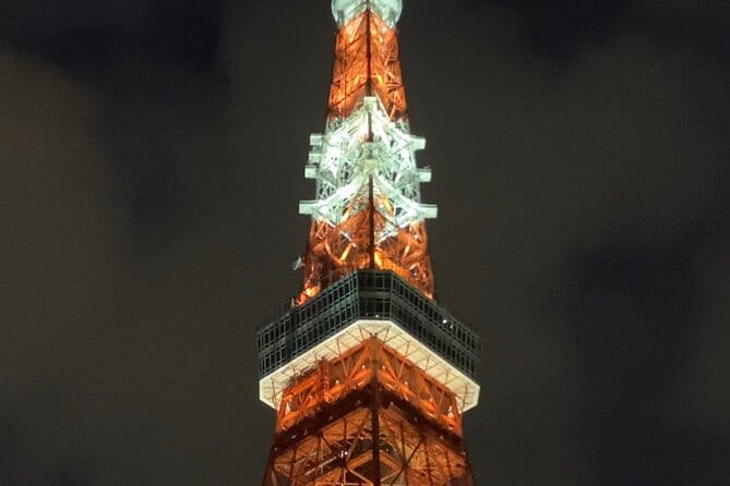 Tokyo Tower Private Walking Tour and Night Food Tour : 6:00pm - Meeting and End Points