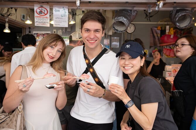 Tokyo: Tsukiji Fish Market Seafood & Street Eats - Taking in the Tsukiji Hongwanji Temple