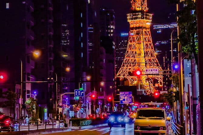 Tokyo Twilight Expedition Car Tour – Nighttime City Cruise! - Key Points