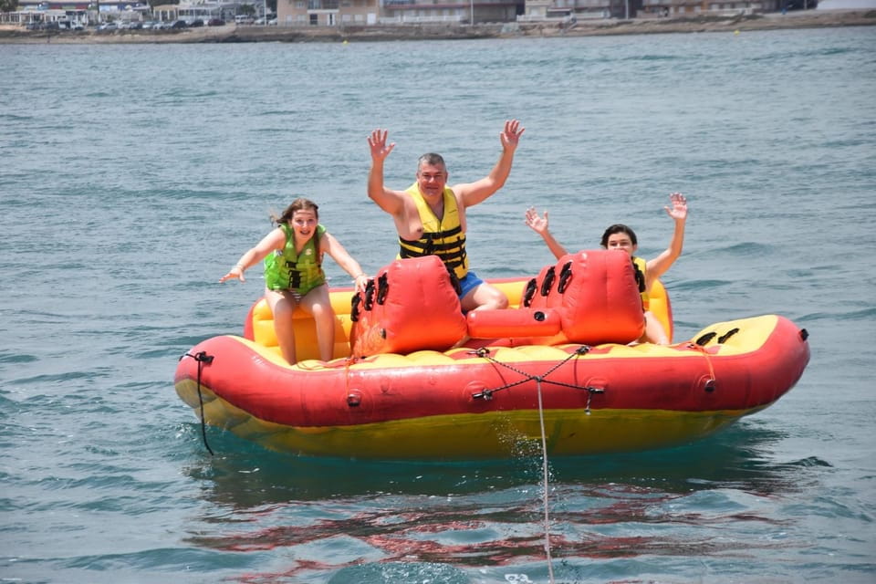 Torrevieja: Speedboat-Powered Inflatable Crazy Sofa Ride - Tips for a Great Experience