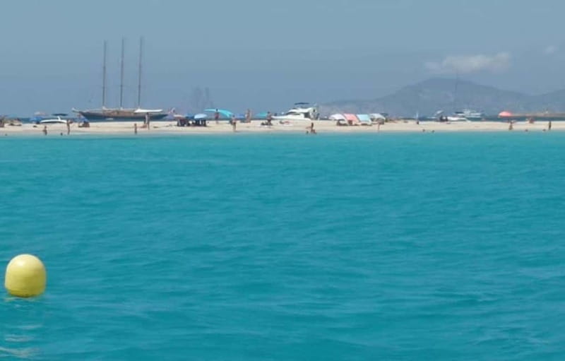 Tour: "Ibiza-Formentera" from the sea in a private boat - Returning to Santa Eulalia