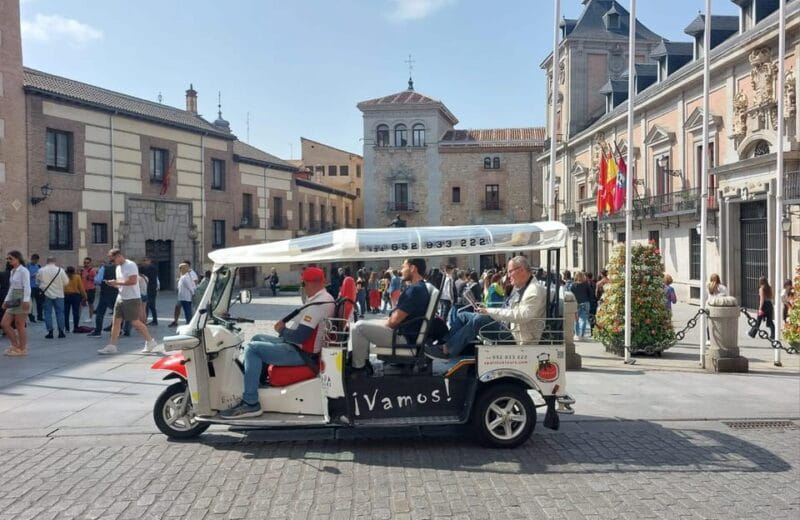 Tour Madrid: Secrets in a Electric Tuk Tuk - Key points / Takeaways