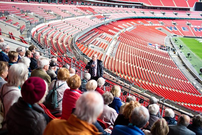 Tour of Wembley Stadium in London - Exploring the Pitch and Dressing Rooms