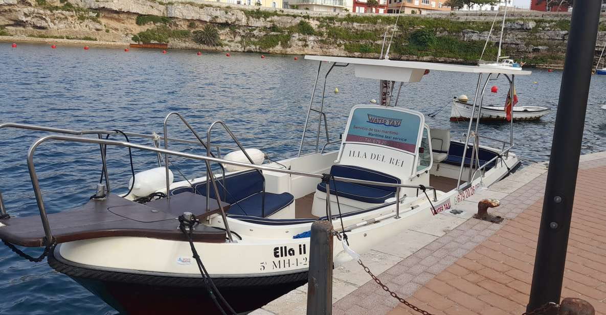 TOUR PRIVADO Maritime Taxi Service Inside the Port of Maò - Key Points