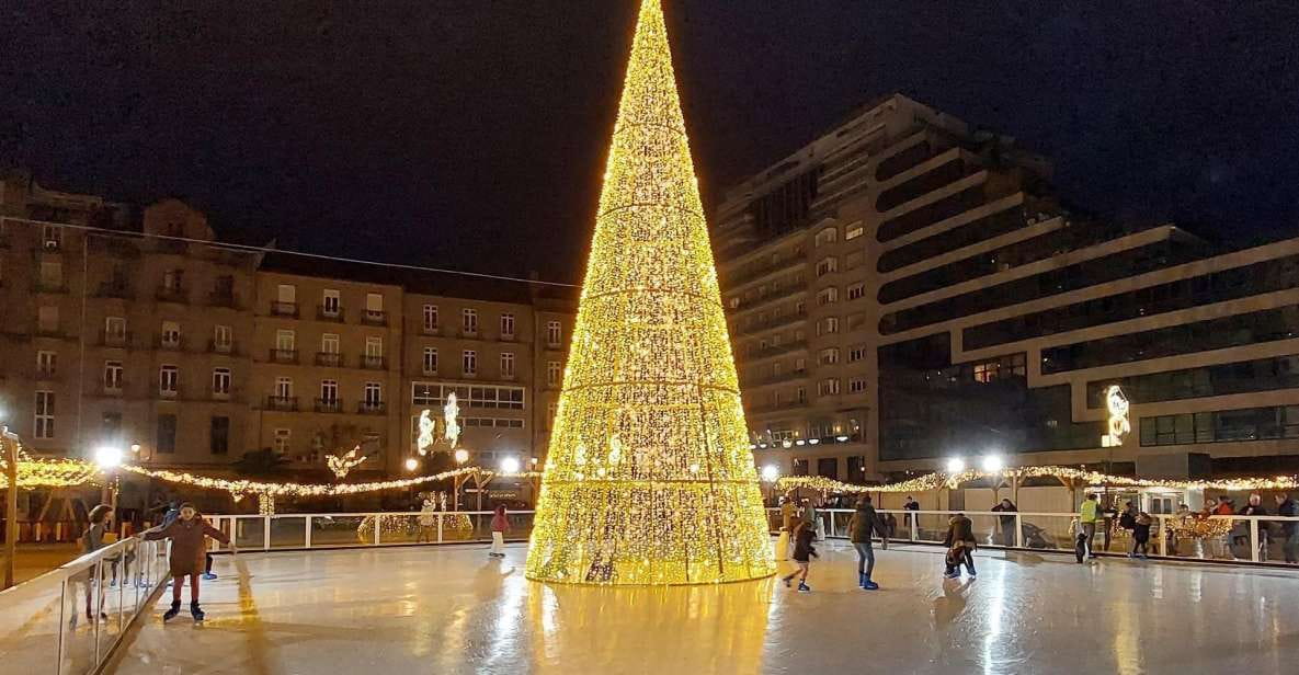 Tour to Vigo Christmas Lights Plus Pontevedra Including Boat - Exploring Pontevedra