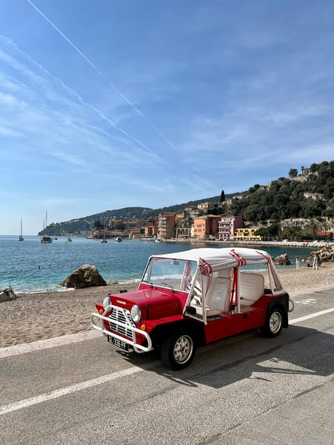 Tourist tour on French Riviera in a Mini Moke convertible - Key points / Takeaways