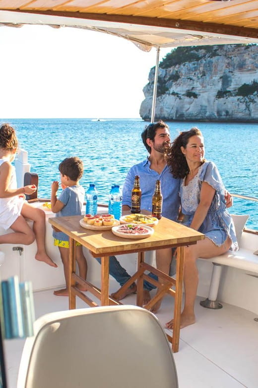 Traditional boat 10 beaches in the south of Menorca. Snorkeling, SUP and drinks - Who Will Love This Experience?