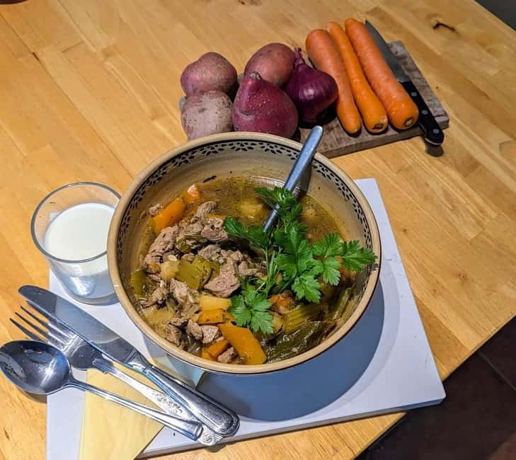 Traditional Irish Stew and Brown Bread Cooking Class - Key points / Takeaways