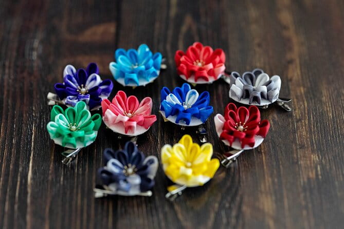 Traditional Japanese Fabric Flower-Making Tsumami Zaiku Class - Meeting and Pickup Information