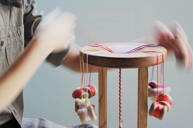 Traditional Japanese Kumihimo Artform Experience - Included in the Experience