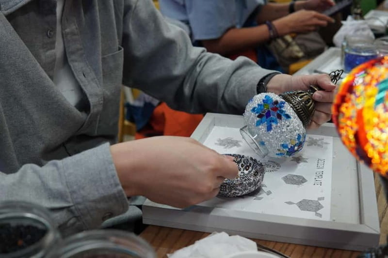 Traditional Mosaic Lamp & Candle Holder Workshop in Antalya - Crafting Your Own Turkish Mosaic Masterpiece