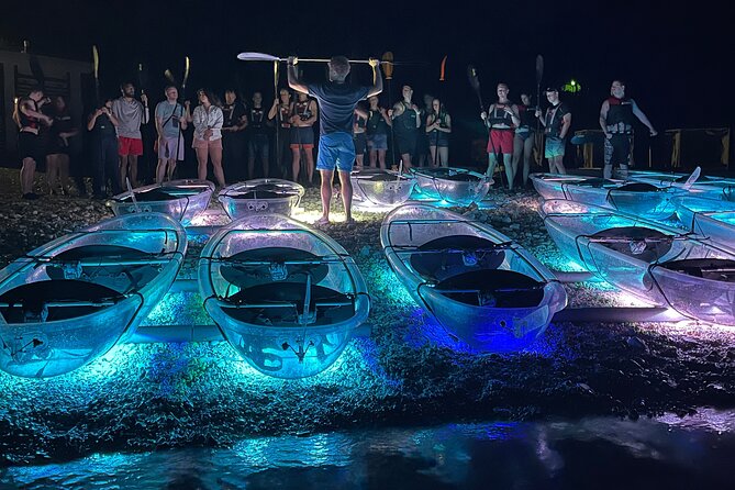Transparent Kayak Night Glow Experience From Pula - Inclusions and Amenities