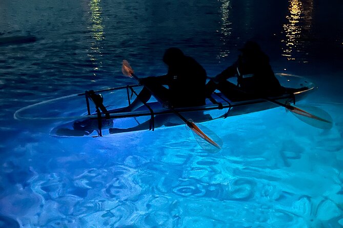 Transparent Kayak Night Glow Experience From Pula - Cancellation Policy