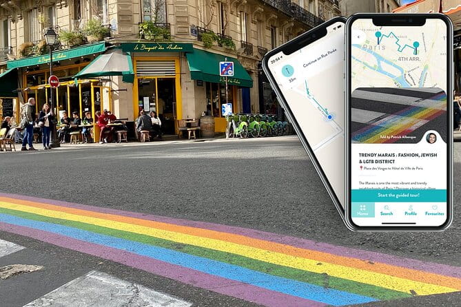 Trendy Marais, smartphone audioguided walking tour - The Bottom Line