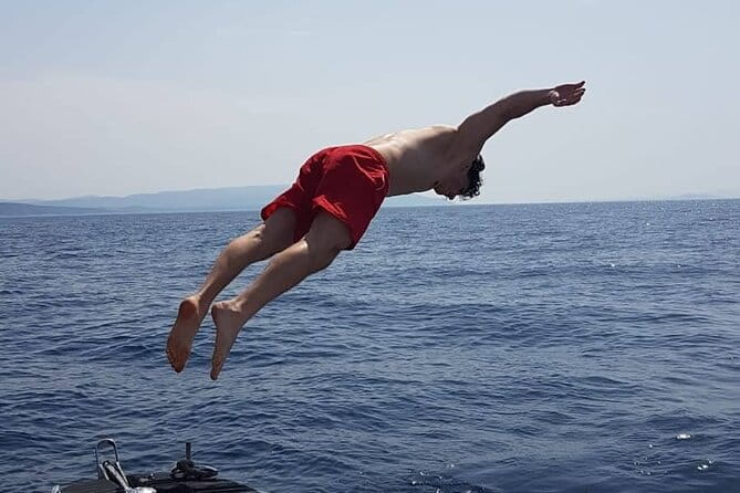 Trogir,Blue Lagoon and olta island full day Private Boat Tour - Olta Island: Natural Beauty and Quiet Beaches