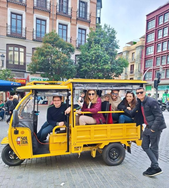 Tuk Tuk 1 Hour for the Best of Madrid With Audio Guide - Things To Know