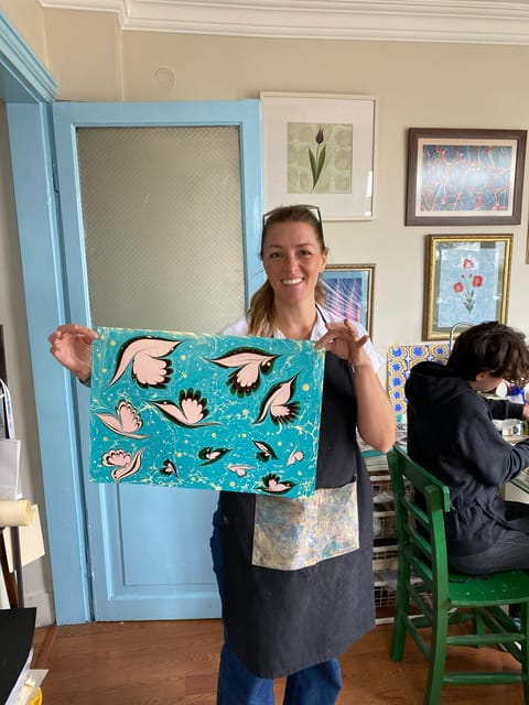 Turkish Marbling Paper Ebru Art Workshop - Key points / Takeaways