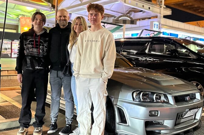 Ultimate Daikoku PA & Car Meet Night Tour (R34 GTR Private Tour) - Pickup Information and Location