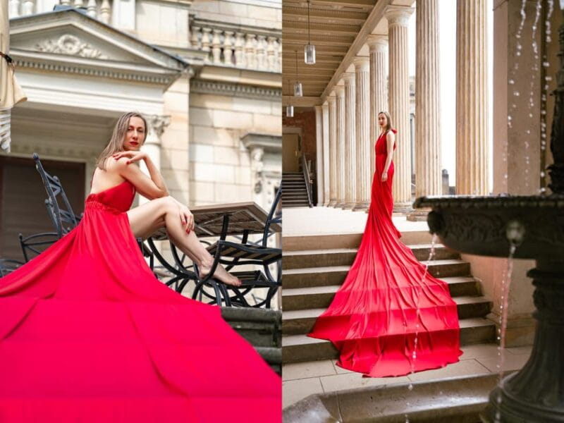 Unique flying dress photo shooting in Berlin - FAQ