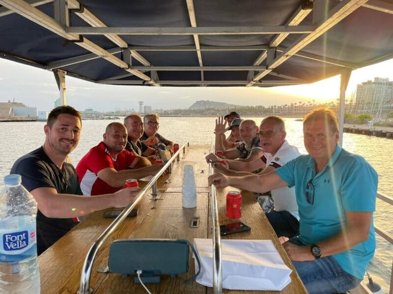 Valencia: Water Beer Bike Tour - The Swim Stop and Privacy